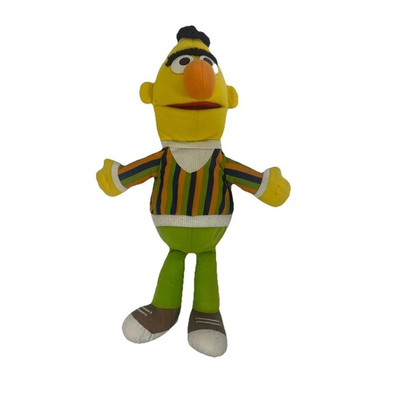 Playskool Other - Sesame Street Bert Hand Puppet Muppet Vintage Plush Toy Doll Playskool 1986